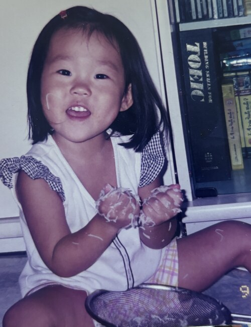 Yookyeong as a child